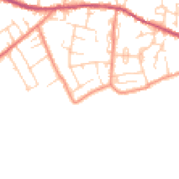 Daytime road noise heatmap for HD8 9BR