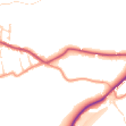 Daytime road noise heatmap for HD8 9EP