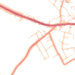 Daytime road noise heatmap for HD8 9EX