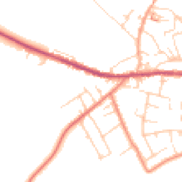 Daytime road noise heatmap for HD8 9LD