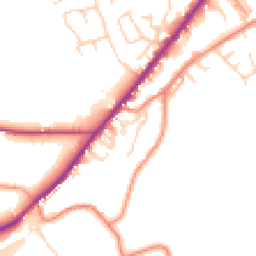 Daytime road noise heatmap for HD8 9LS