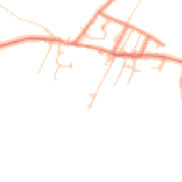 Daytime road noise heatmap for HD8 9RA