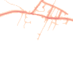 Daytime road noise heatmap for HD8 9RB