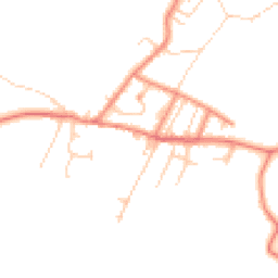 Daytime road noise heatmap for HD8 9RF