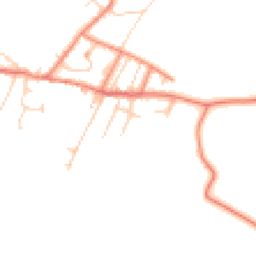 Daytime road noise heatmap for HD8 9SE