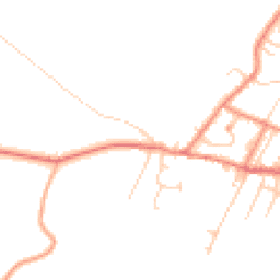 Daytime road noise heatmap for HD8 9SP