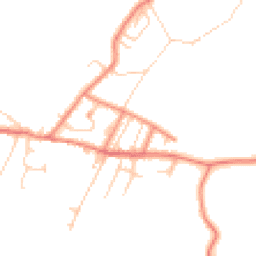 Daytime road noise heatmap for HD8 9SQ