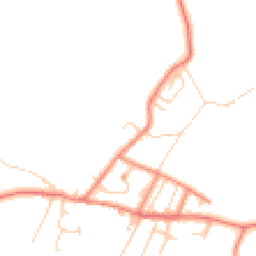 Daytime road noise heatmap for HD8 9TH