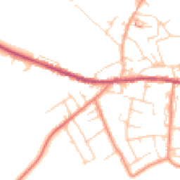 Daytime road noise heatmap for HD8 9UG