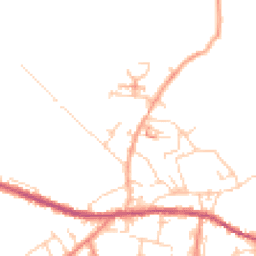 Daytime road noise heatmap for HD8 9UP