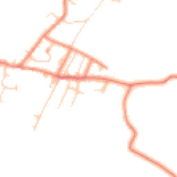 Daytime road noise heatmap for HD8 9UQ