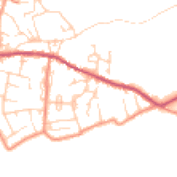 Daytime road noise heatmap for HD8 9UW