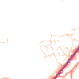Daytime road noise heatmap for HD8 9WF
