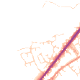 Daytime road noise heatmap for HD8 9WH