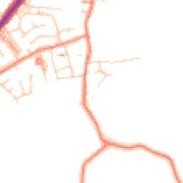 Daytime road noise heatmap for HD8 9XD