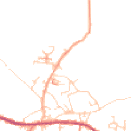 Daytime road noise heatmap for HD8 9XT