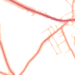 Daytime road noise heatmap for HD8 9ZB