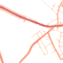 Daytime road noise heatmap for HD8 9ZD