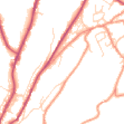 Daytime road noise heatmap for HD9 1AT