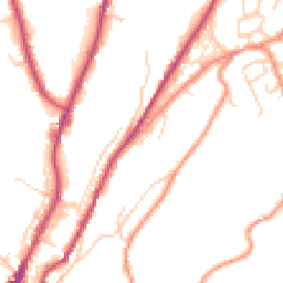 Daytime road noise heatmap for HD9 1AX
