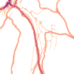 Daytime road noise heatmap for HD9 1AY