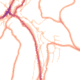 Daytime road noise heatmap for HD9 1EA