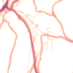 Daytime road noise heatmap for HD9 1EG