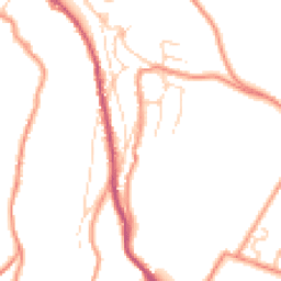 Daytime road noise heatmap for HD9 1EP