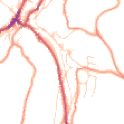 Daytime road noise heatmap for HD9 1EQ