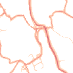 Daytime road noise heatmap for HD9 1ET