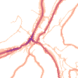 Daytime road noise heatmap for HD9 1HA