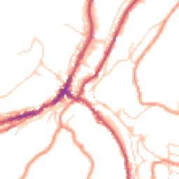 Daytime road noise heatmap for HD9 1HE