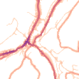 Daytime road noise heatmap for HD9 1HF
