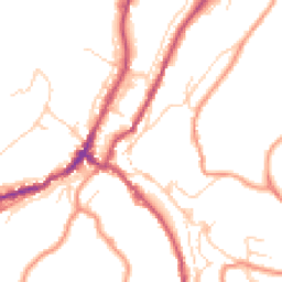 Daytime road noise heatmap for HD9 1HG