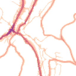 Daytime road noise heatmap for HD9 1HL