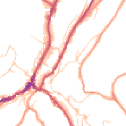 Daytime road noise heatmap for HD9 1HQ