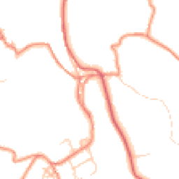 Daytime road noise heatmap for HD9 1HR
