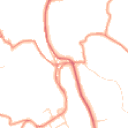 Daytime road noise heatmap for HD9 1HY