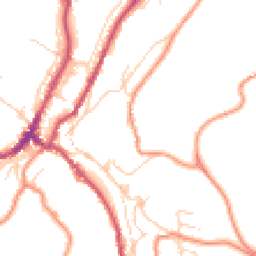 Daytime road noise heatmap for HD9 1JF
