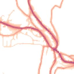 Daytime road noise heatmap for HD9 1JH