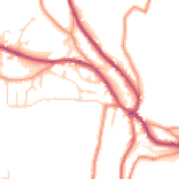 Daytime road noise heatmap for HD9 1LN