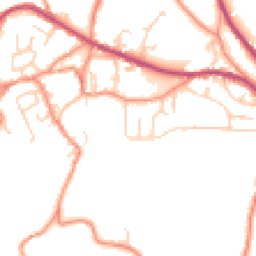 Daytime road noise heatmap for HD9 1LP