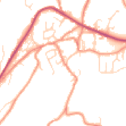 Daytime road noise heatmap for HD9 1QJ