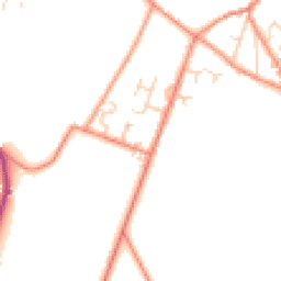 Daytime road noise heatmap for HD9 1QU