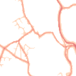Daytime road noise heatmap for HD9 1RJ