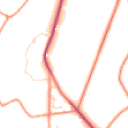 Daytime road noise heatmap for HD9 1RS