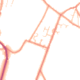 Daytime road noise heatmap for HD9 1SA
