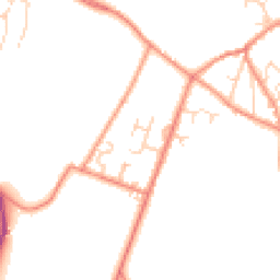 Daytime road noise heatmap for HD9 1SW