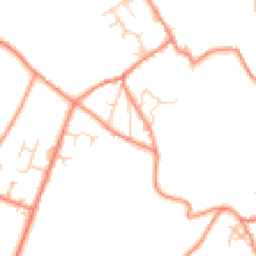 Daytime road noise heatmap for HD9 1TA