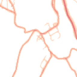 Daytime road noise heatmap for HD9 1TG